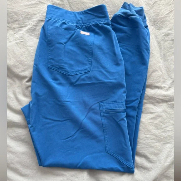 Figs Royal Blue Jogger Scrub Pants - Picture 3 of 3